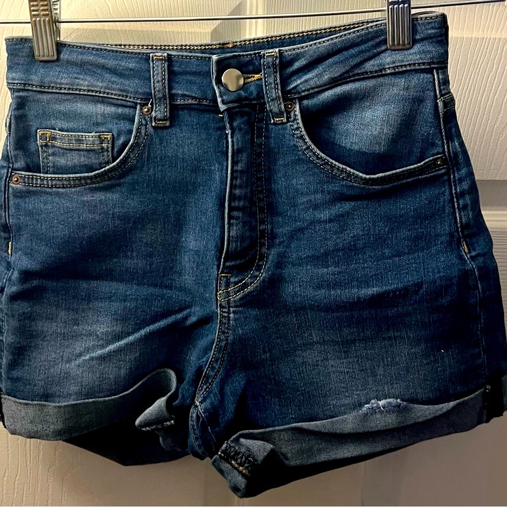 H&M Dark Blue Jean Shorts
